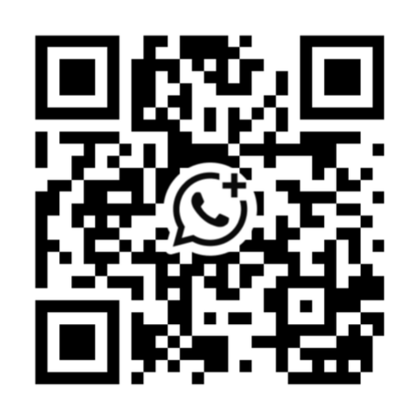 QR Code para contato via WhatsApp.