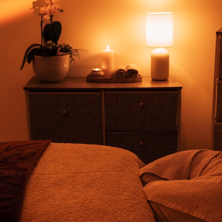 Espace chaleureux dédié au bien-être et massages personnalisés à Voujeaucourt, près Montbéliard et Audincourt