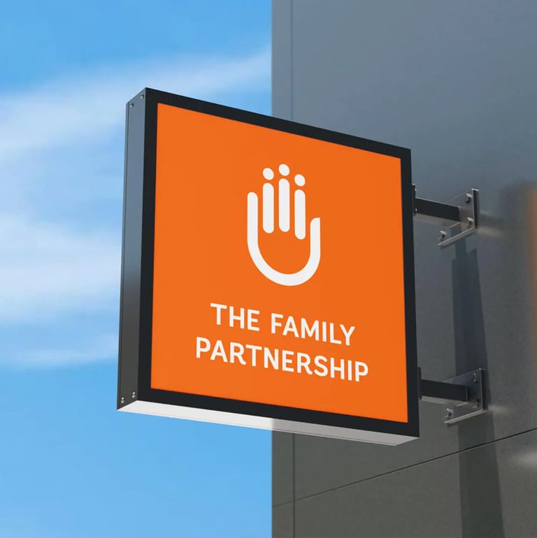 Family Partnership exterior sign.