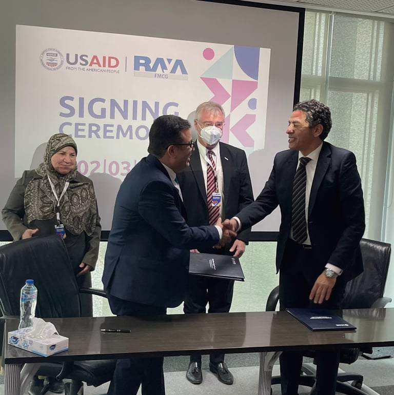 Raya FMCG USAID Signing Ceremony