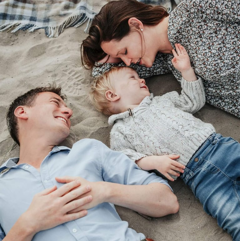 Professional family photoshoot captured by a professional photographer in Rotterdam
