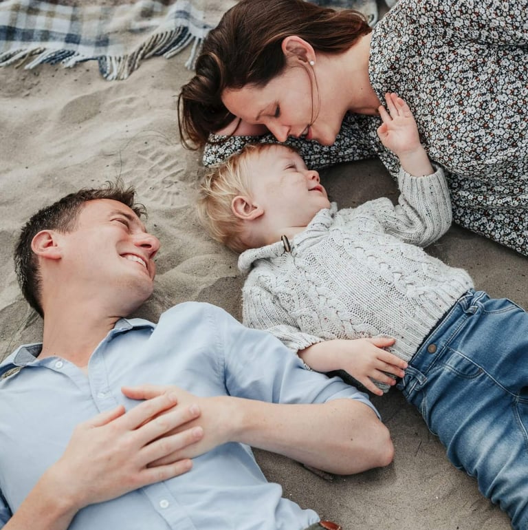 Professional family photoshoot captured by a professional photographer in Rotterdam