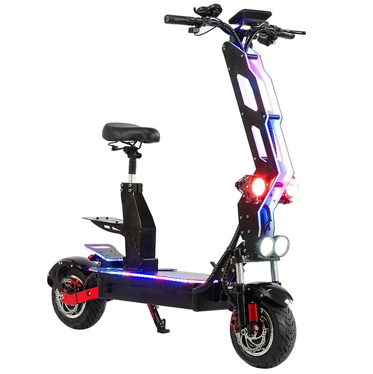 electric scooter with led light