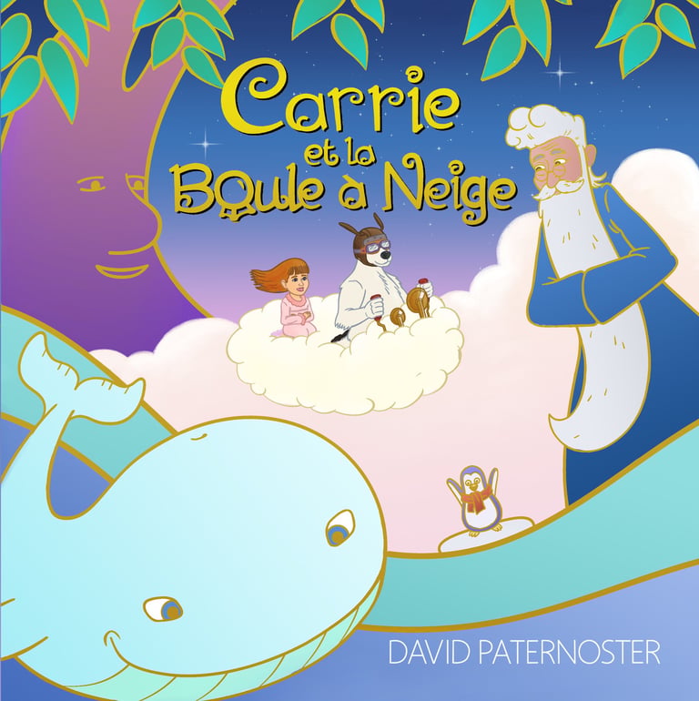 Carrie and the Snow Globe illustrated children's book cover
