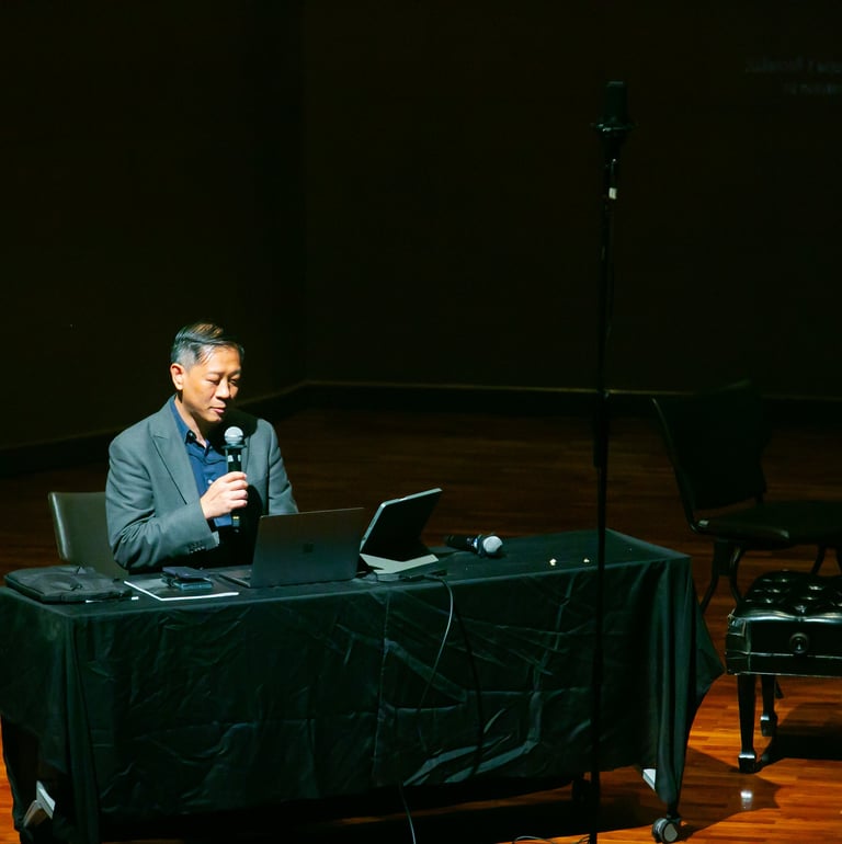 A given lecture by the composer in the conference