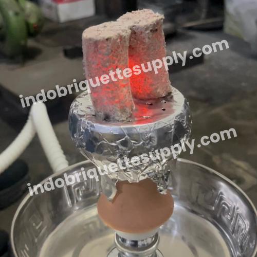 Indonesia coconut charcoal briquette shisha hookah test