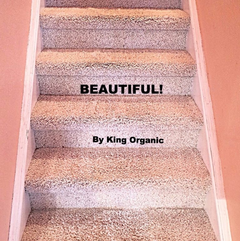 Pink stair case, beautiful cleaned when using King Organic Clean