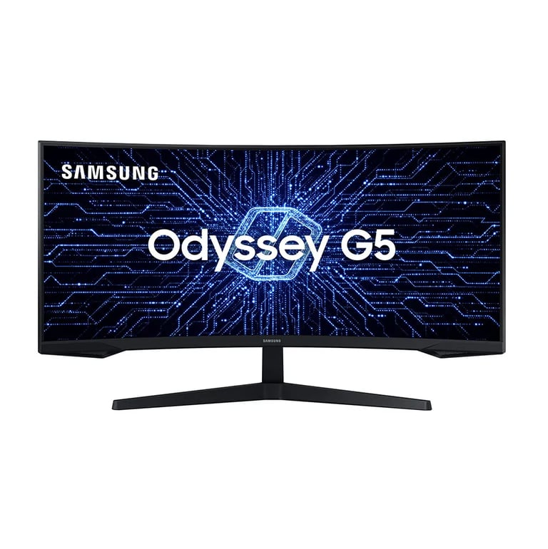 Monitor Gamer Curvo Samsung Odyssey 34’’, Ultra WQHD, 165Hz, 1ms, Tela Ultrawide, HDMI, DisplayPort,