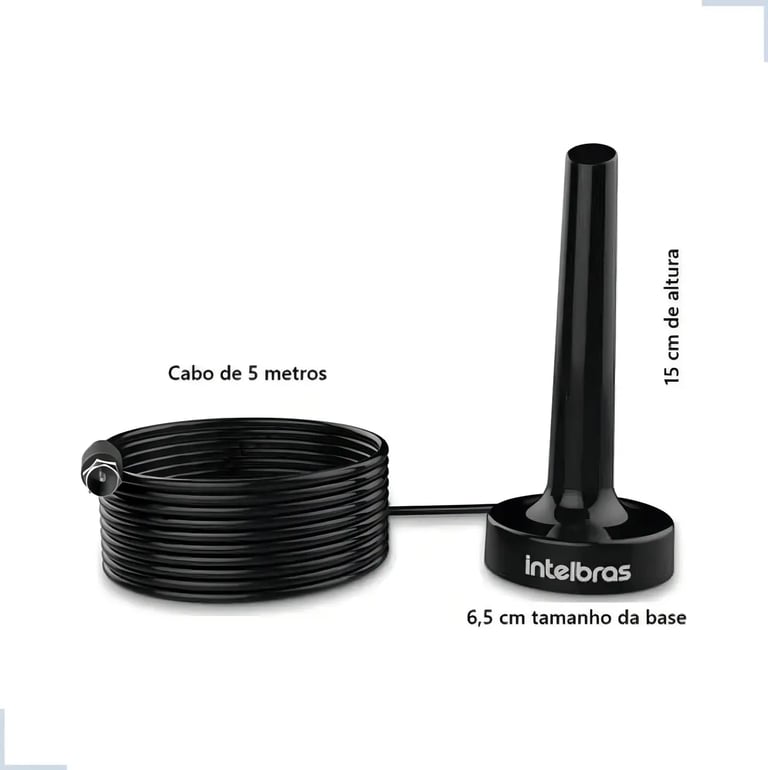 Antena Interna Tv Digital Ampliada 360 graus Televisão 2031