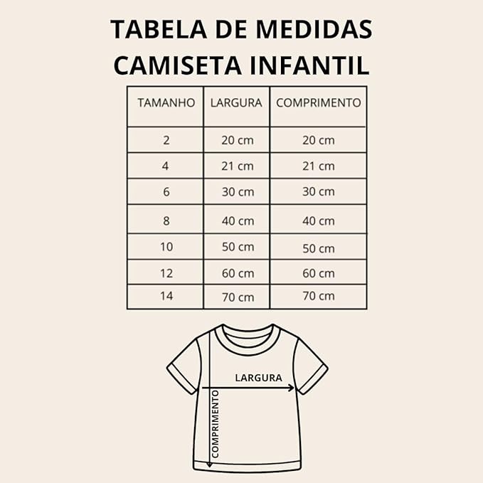 Camiseta Infantil Juvenil Unissex Em Algodão Brasil
