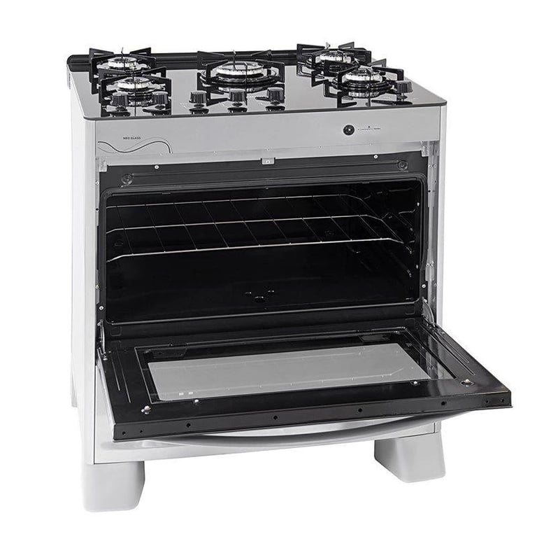 Fogão Suggar Neo Glass 5 Queimadores Inox FGVNG510PRIX Bivolt