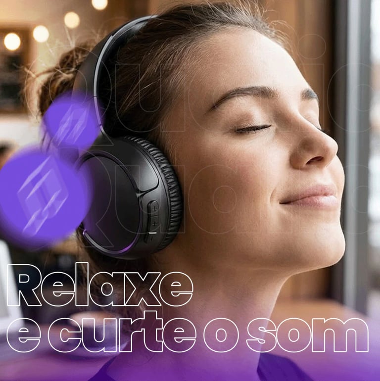 Fone de Ouvido Bluetooth 5.0 Sem Fio