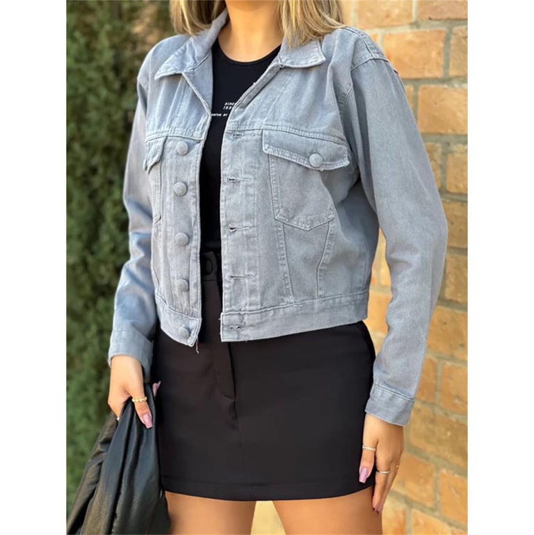 Jaqueta Jeans Feminina Linha Premium