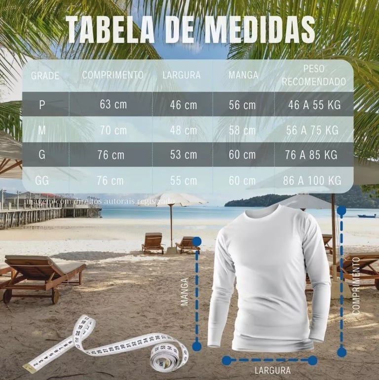Kit 3 Camisa Térmica Masculina Manga Longa Proteção Uv50