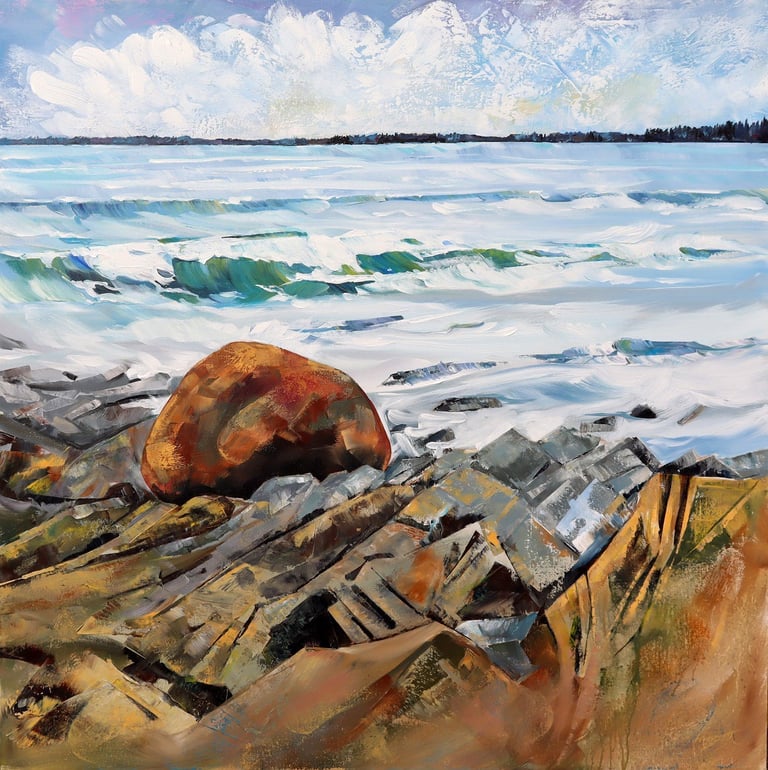 Still Standing - Painting by Sharon Wadsworth-Smith
