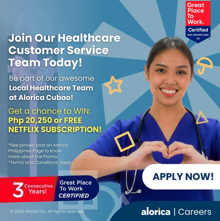 Alorica Cubao BPO Call Center Jobs Hiring Opening WFH Non Voice Work From Home Chat support