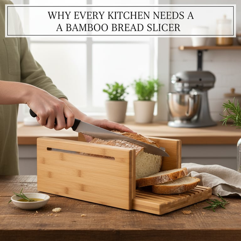 Why Every Kitchen Needs a Bamboo Bread Slicer