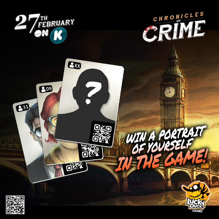 Chronicles of Crime banner Kickstarter