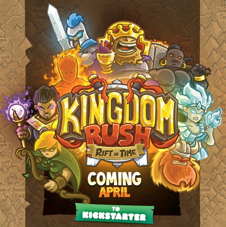 Kingdom Rush Rift in Time banner Kickstarter
