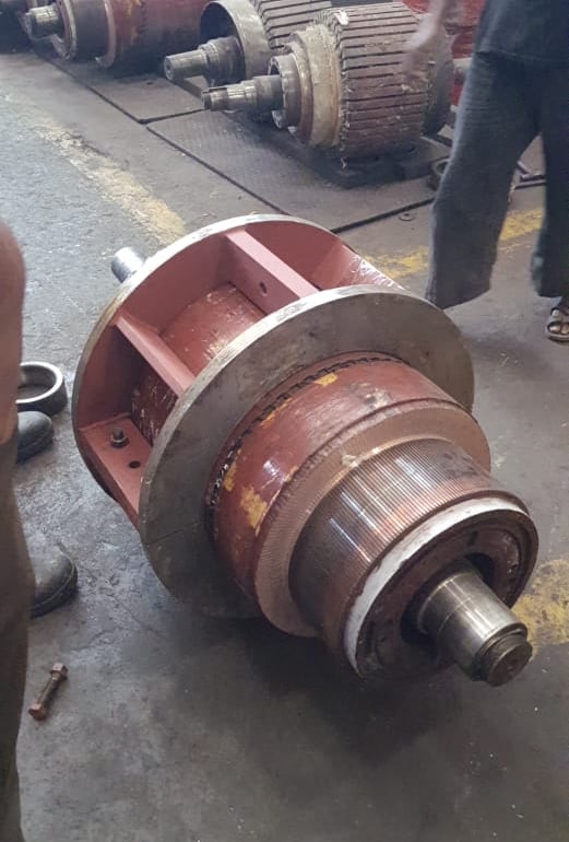 adlerwinden llp rotating fixture for traction motor indian railway
