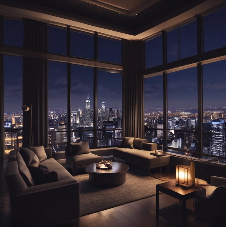 Bright living room with modern inventory