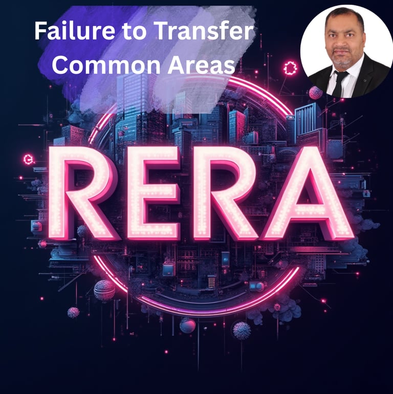 Failure to Transfer Common Areas, Amenities, and Facilities Under RERA: A Comprehensive Guide for Ho