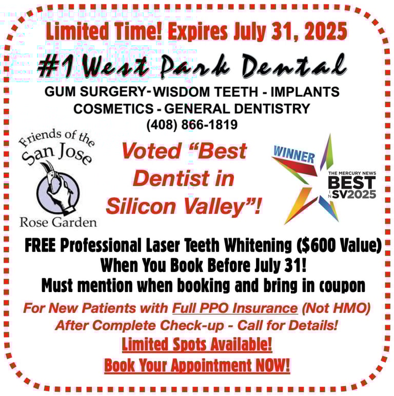 Coupon for FREE TEETH WHITENING