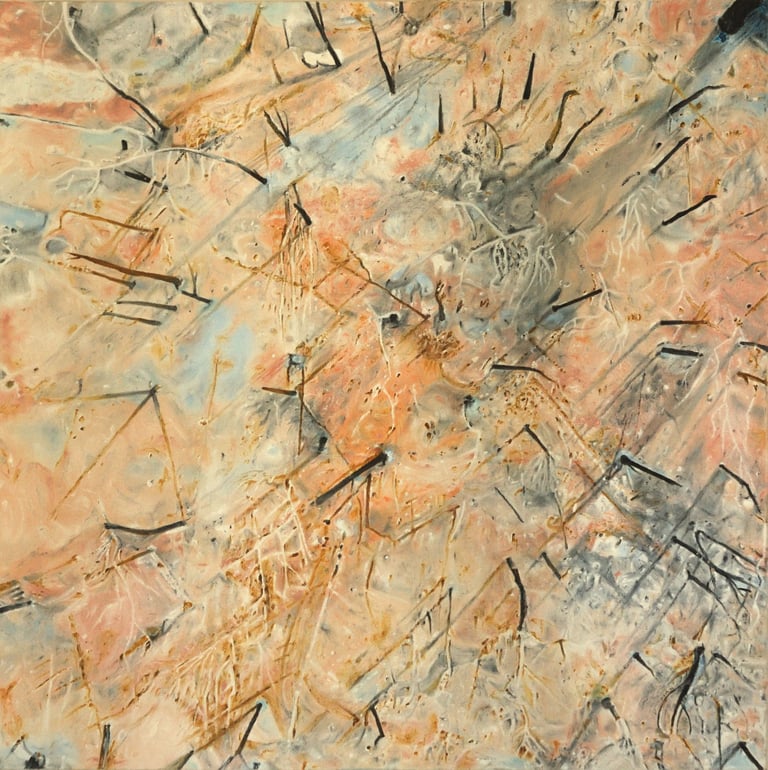 Oil on canvas painting