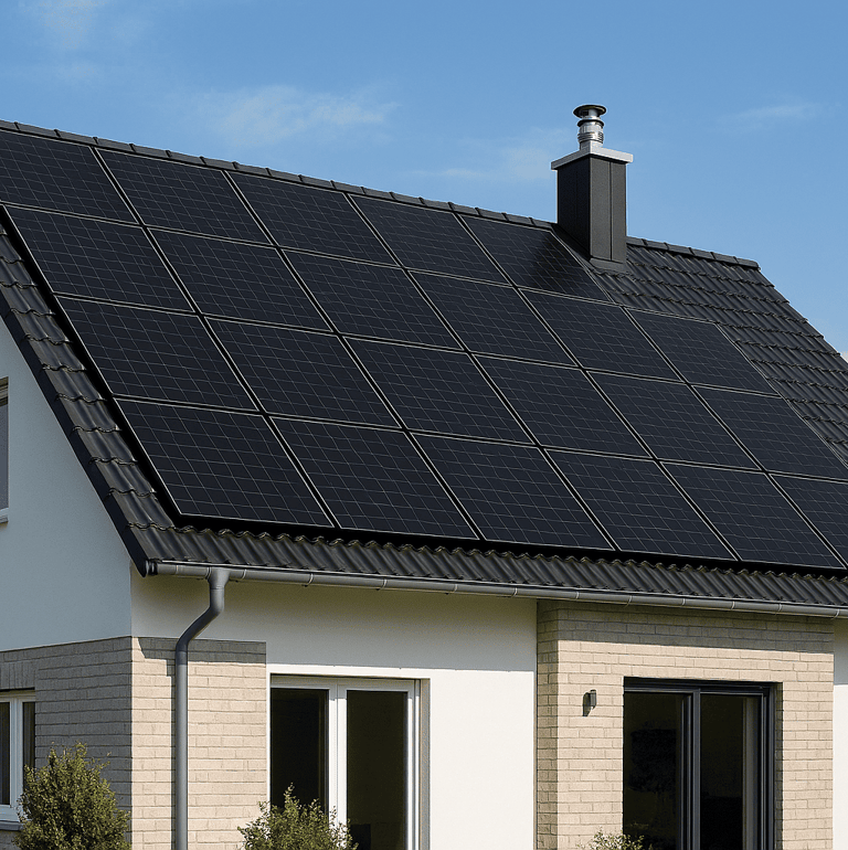 Installation de panneaux solaires 