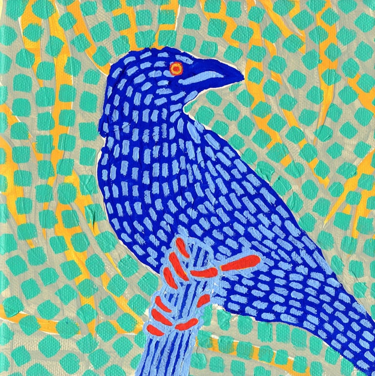 a bird sitting on a branch of a tree