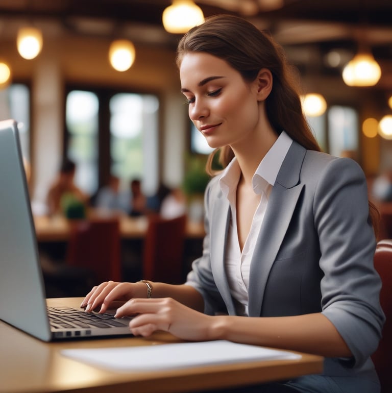 A reserved table setting with a sign and small tin.