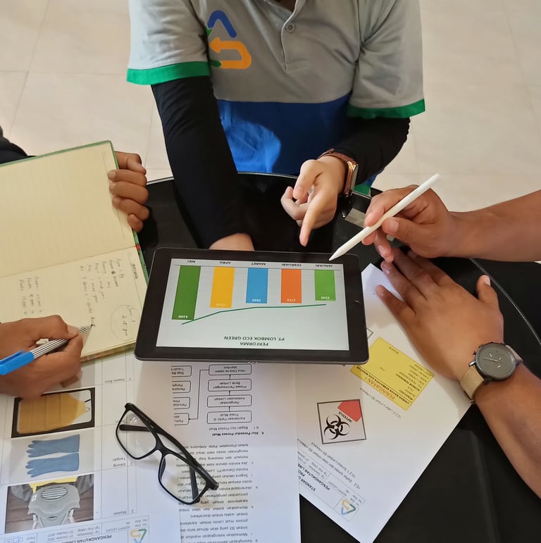 Tim profesional PT Lombok Eco Green