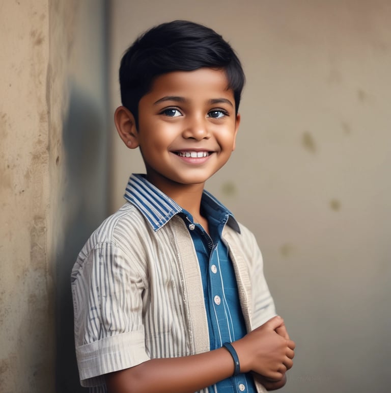 A vibrant classroom setting with children engaged in grooming activities.