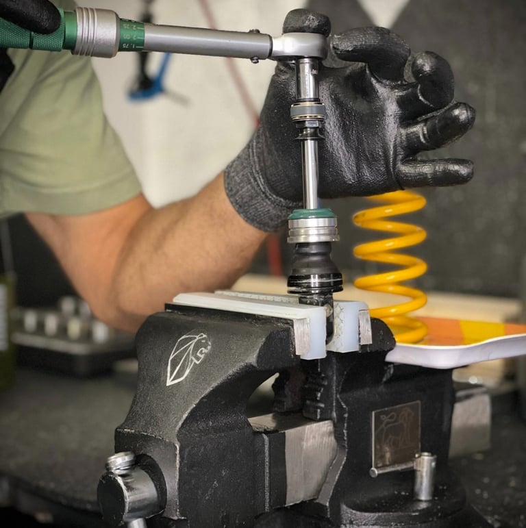 amortisseur ohlins préparation