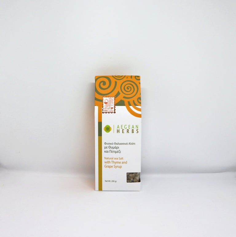 Aegean Herbs - Αλάτι με Θυμάρι και Πετιμέζι