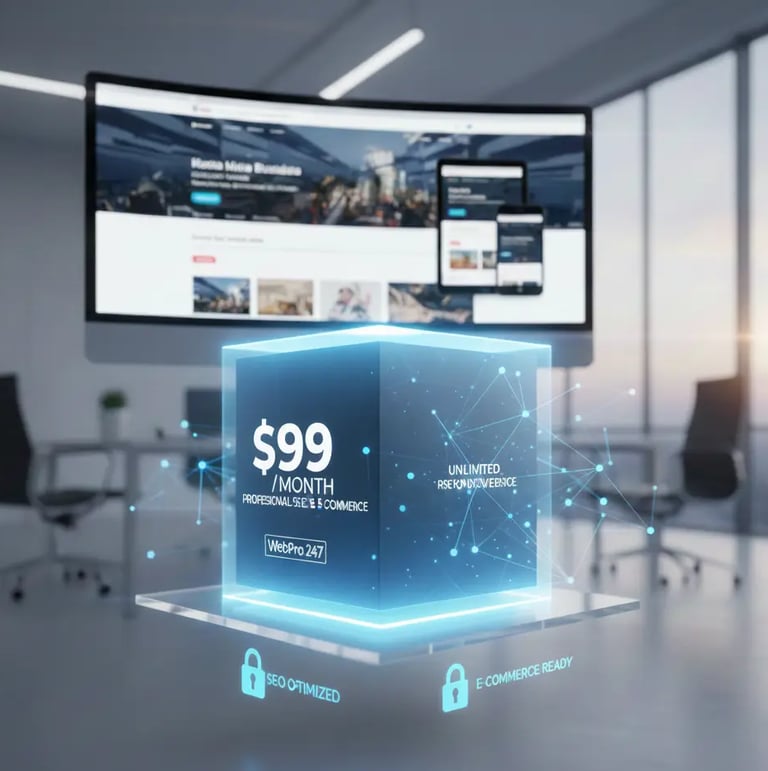 WebPro247 I Signature package for $99 a month