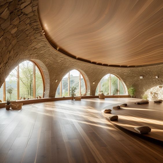wellness retreat indoor design