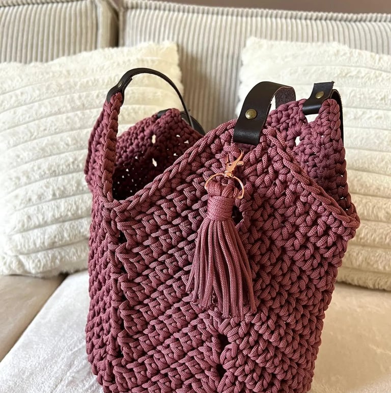 sac à main crochet tricot laine xl plaids artisan fait main saint valentin fete des meres cadeau