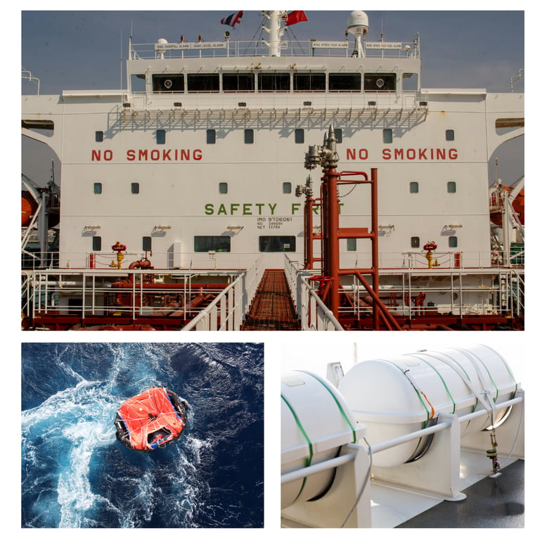 Marine safety and fire system.