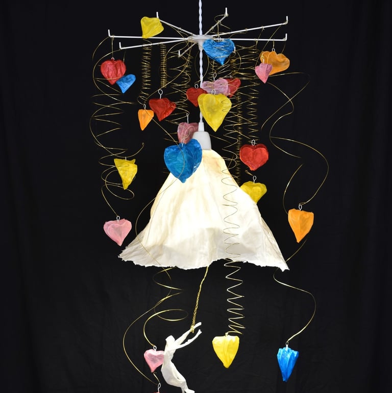 suspension papier parapluie