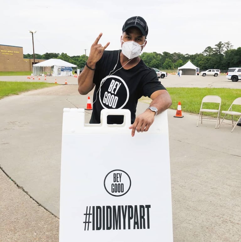Jerry, Project Manager for Bey Good Covid Testing Event.
