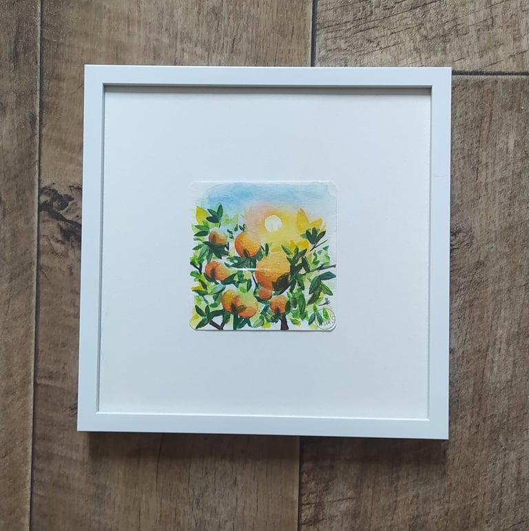 aquarelle déco cadeau 100 day project