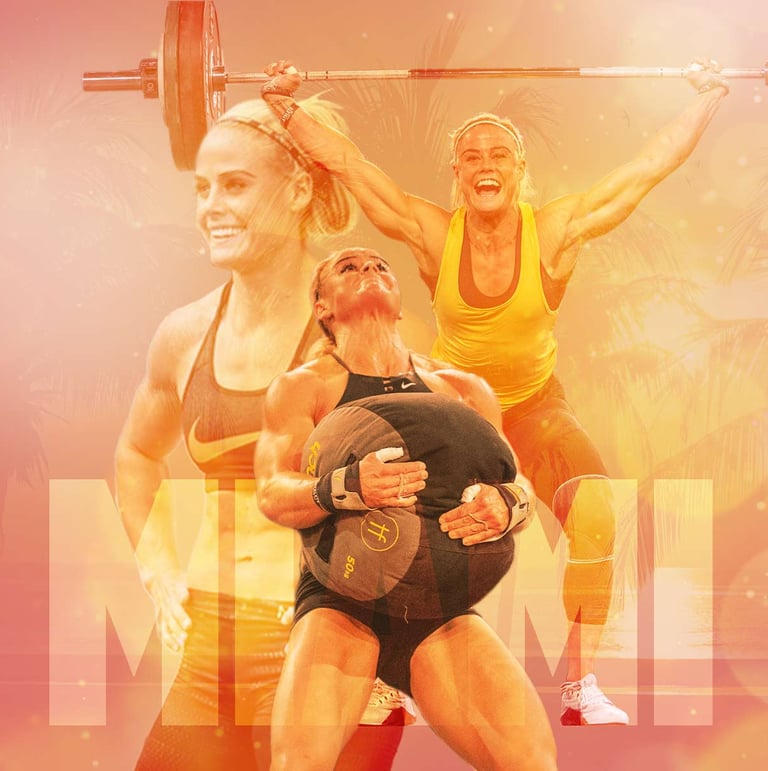 Cross-fit Instagram post