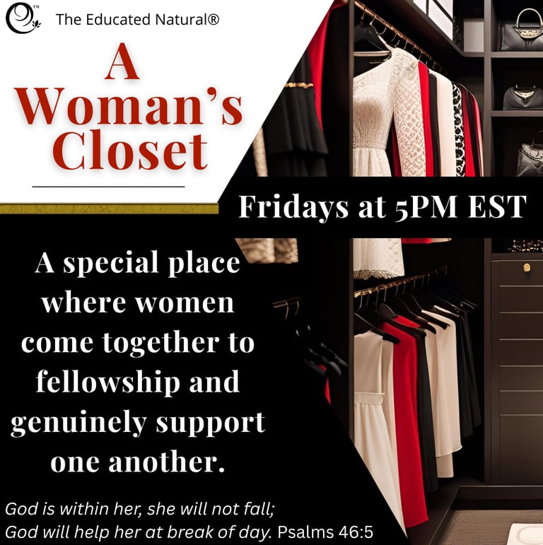 a woman's closet
