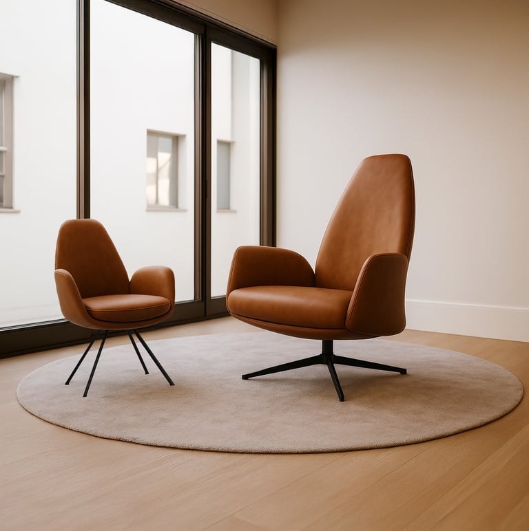 Dining chair, relax chair Design with complex system integration, rapid prototyping 