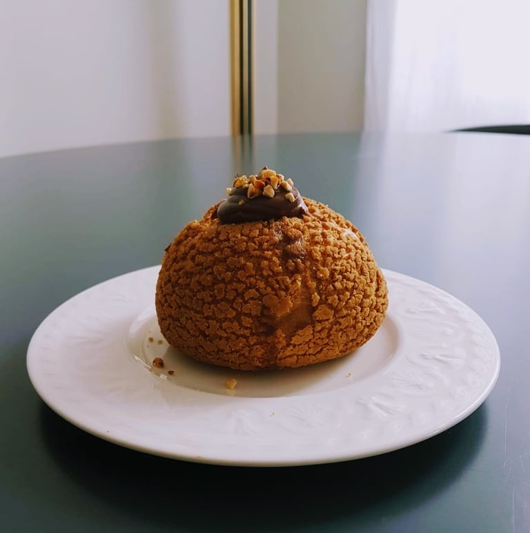 Chou craquelin chocolat