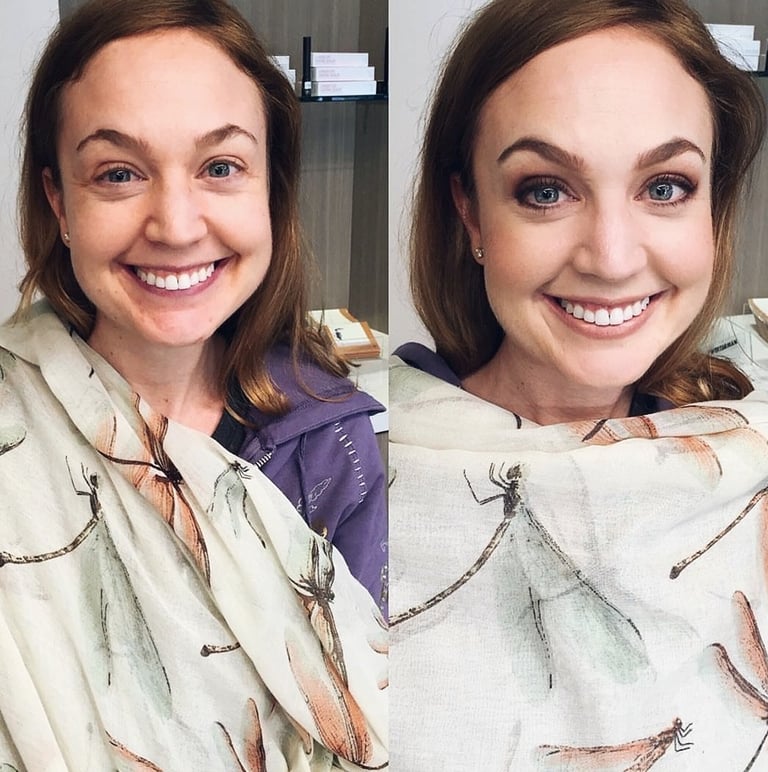 Makeup transformation South Bay esthetician services