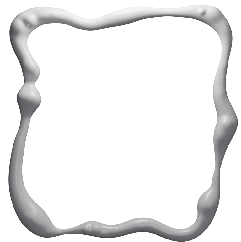 cadre blanc organique 1