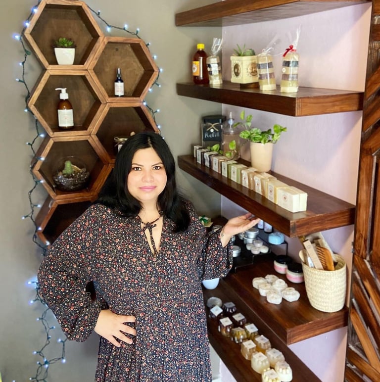 Jessica Ramos Fundadora de Cosmetica Natural Amjeal