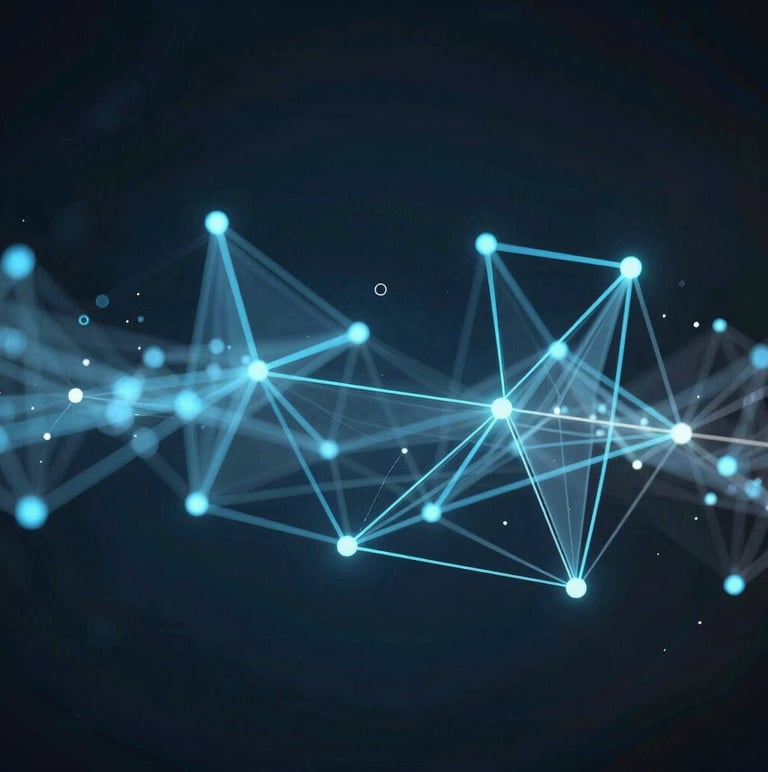 Elegant image of Noblefit energy booster capsules with soft golden lighting on a dark blue background.